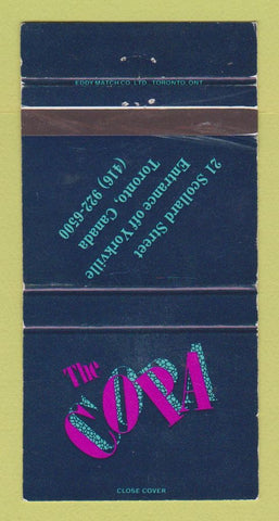 Matchbook Cover - The Copa Toronto ON WEAR 30 Strike