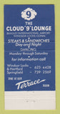 Matchbook Cover - Cloud 9 Lounge Windsor Locks CT 30 Strike