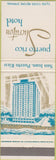 Matchbook Cover - Puerto Rico Sheraton Hotel San Juan PR