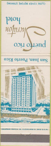 Matchbook Cover - Puerto Rico Sheraton Hotel San Juan PR