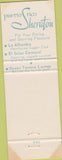 Matchbook Cover - Puerto Rico Sheraton Hotel San Juan PR