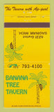 Matchbook Cover - Banana Tree Tavern Saginaw MI 30 Strike