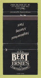 Matchbook Cover - Bert and Ernie's Restaurant Toronto ON WEAR 30 Strike