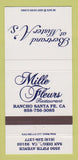 Matchbook Cover - Bertrand at Mister A's San Diego CA Mille Fleurs 30 Strike