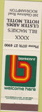 Matchbook Cover - Mackie's Ulster Arms Motel Rockinghamton