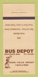 Matchbook Cover - Bus Depot Swan River MB 30 Strike