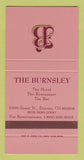 Matchbook Cover - The Burnsley Hotel Denver Colorado 30 Strike