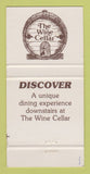 Matchbook Cover - The Cedar Hut Restaurant Steak Sudbury ON WEAR 30 Strike
