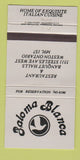 Matchbook Cover - Paloma Blanca Italian Weston ON restaurant 30 Strike