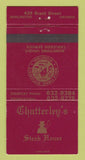 Matchbook Cover - Chatterley's Steak House Burlington ON 30 Strike