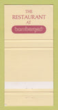 Matchbook Cover - The Restaurant at Bamberger's 30 Strike