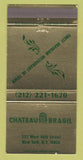 Matchbook Cover - Chateau Brasil New York City Brazilian 30 Strike