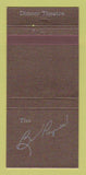 Matchbook Cover - Burt Reynolds Dinner Theatre Movie Star WEAR 30 Strike