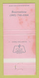 Matchbook Cover - Burt Reynolds Dinner Theatre Movie Star WEAR 30 Strike