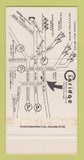 Matchbook Cover - The Claridge Restaurant Great Neck NY SAMPLE 30 Strike