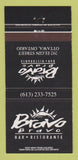 Matchbook Cover - Bravo Bravo Ristorante Ottawa ON 30 Strike