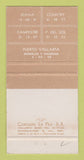 Matchbook Cover - Brazz Restaurant  Puerto Vallarta Mexico WEAR 30 Strike
