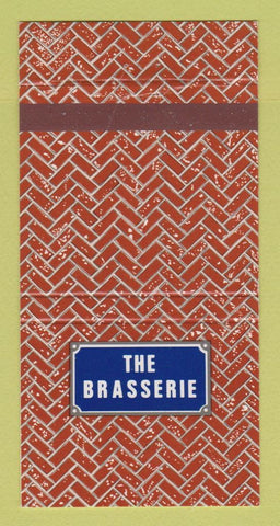 Matchbook Cover - The Brasserie London Tara Hotel London UK England 30 Strike