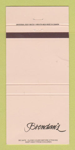 Matchbook Cover - Brendan's Restaurant Buffalo NY 30 Strike