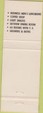 Matchbook Cover - New Murray Hotel St Catherines ON Canada