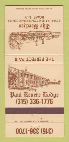 Matchbook Cover - The Beeches Restaurant Rome NY 30 Strike