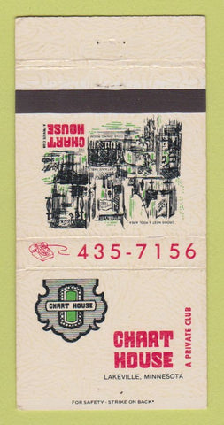 Matchbook Cover - Chart House Lakeville MN 30 Strike