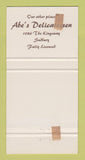 Matchbook Cover - The Cedar Hut Sudbury ON restaurant 30 Strike