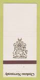 Matchbook Cover - Chateau Normandy Indianapolis IN 30 Strike