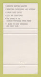 Matchbook Cover - Baywood Motor Hotel North Bay ON Penthouse 30 Strike