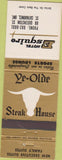 Matchbook Cover - Hotel Esquire St Catherines ON Canada