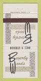 Matchbook Cover - Beverly Woods Chicago IL 30 Strike