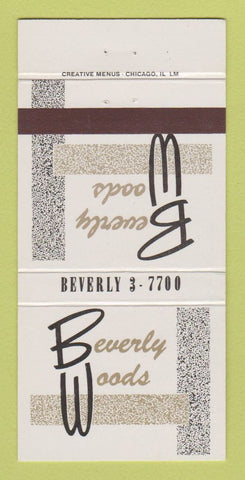 Matchbook Cover - Beverly Woods Chicago IL 30 Strike