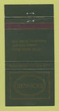 Matchbook Cover - Bewicks London UK England 30 Strike
