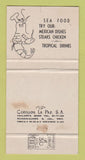 Matchbook Cover - Restaurant Beto Playa Condesa Acapulco Mexico 30 Strike