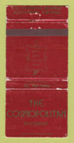 Matchbook Cover - Cosmopolitan Restaurant Alexandria VA WORN 30 Strike