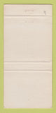 Matchbook Cover - Cosmopolitan Restaurant Alexandria VA WORN 30 Strike