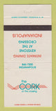 Matchbook Cover - Cork at the Crossing Indianapolis IN WEAR 30 Strike