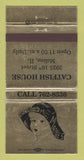 Matchbook Cover - Catfish House Moline IL WEAR 30 Strike