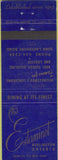 Matchbook Cover - Estaminet Restaurant Burlington ON
