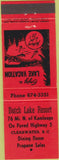 Matchbook Cover - Dutch Lake Resort Clearwater BC Canada