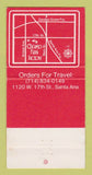 Matchbook Cover - Chicago Pizza Factory Santa Ana CA 30 Strike