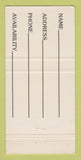Matchbook Cover - Bananas Tavern Lexington KY 30 Strike