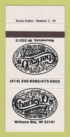 Matchbook Cover - Charley O's Williams Bay WI restaurant 30 Strike