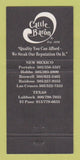 Matchbook Cover - Cattle Baron Restaurant Lubbock El Paso TX NM 30 Strike