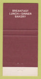 Matchbook Cover - Brentwood's Costa Mesa CA restaurant 30 Strike