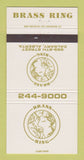 Matchbook Cover - Brass Ring Restaurant Calgary AB 30 Strike