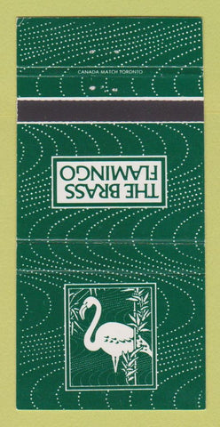 Matchbook Cover - The Brass Flamingo Toronto ON 30 Strike
