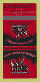 Matchbook Cover - The Caves Fort Lauderdale FL 30 Strike