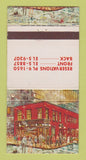 Matchbook Cover - Clarkes Restaurant New York City? 30 Strike