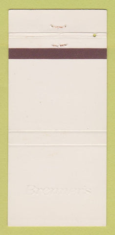 Matchbook Cover - Bremer's Steak House Houston TX 30 Strike